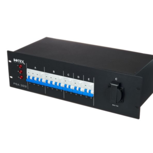 Tableau de distribution électrique Botex PSA322 32A (CEE 32A 400V sur 2x CEE 16A 400V, 4x Schuko 230V)