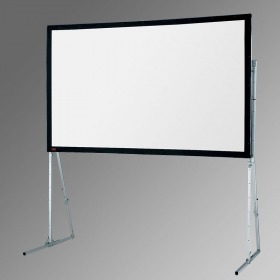 Ecran de projection (face) 16/9 472 x 265cm (taille image) sur cadre avec pieds