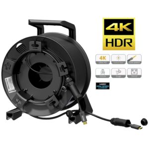 Câble HDMI fibre HDMI 2.0 50m sur touret